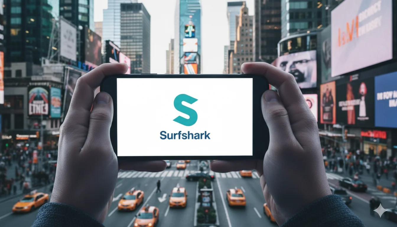 Surfshark VPN on a phone